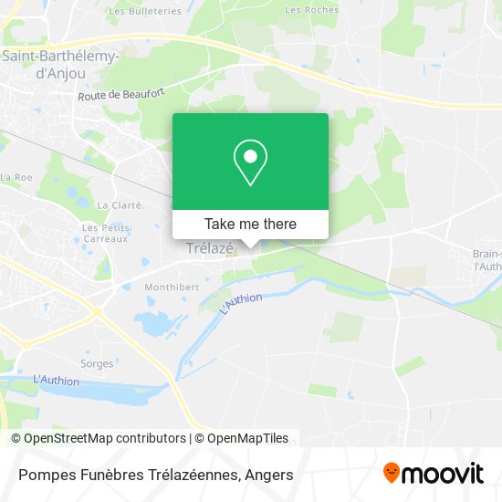 Pompes Funèbres Trélazéennes map
