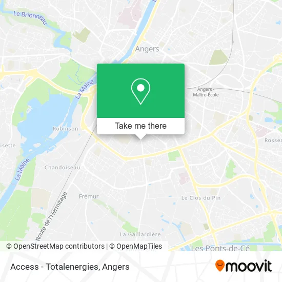 Access - Totalenergies map