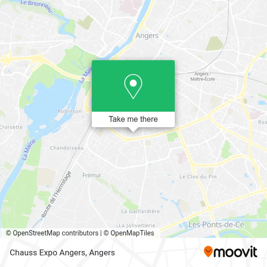 Chauss Expo Angers map