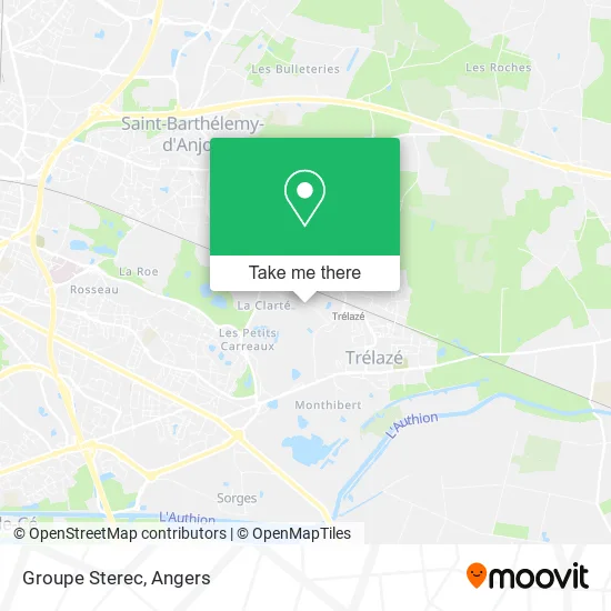 Groupe Sterec map