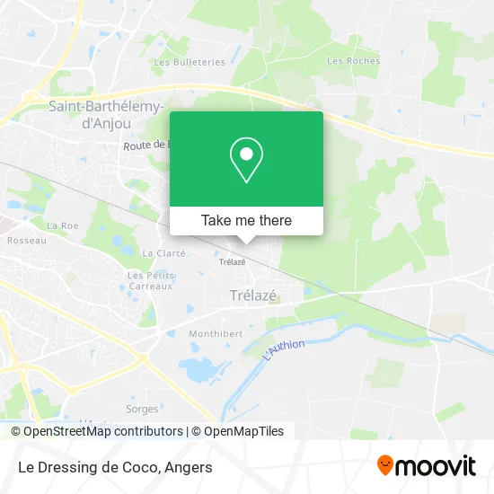 Le Dressing de Coco map