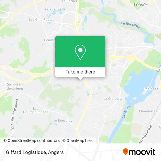 Giffard Logistique map