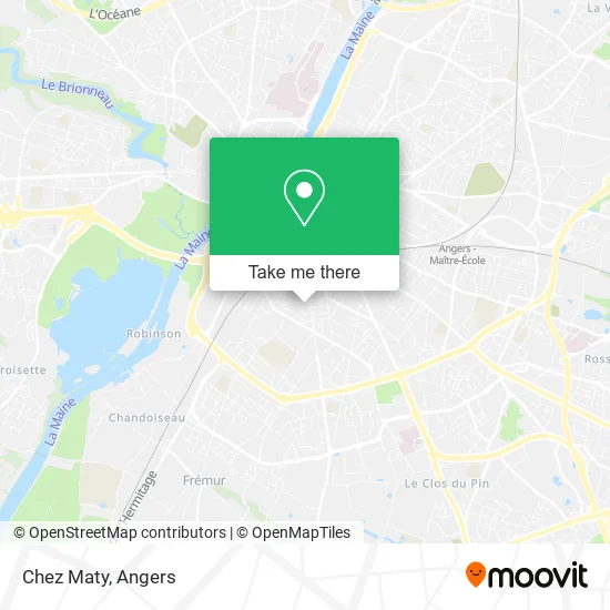 Chez Maty map