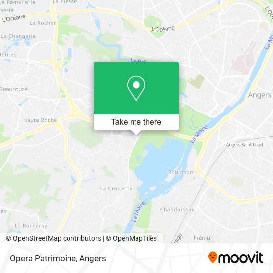 Opera Patrimoine map