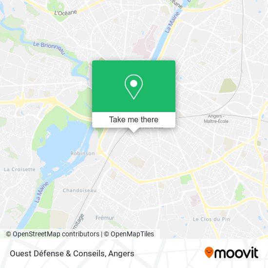 Ouest Défense & Conseils map