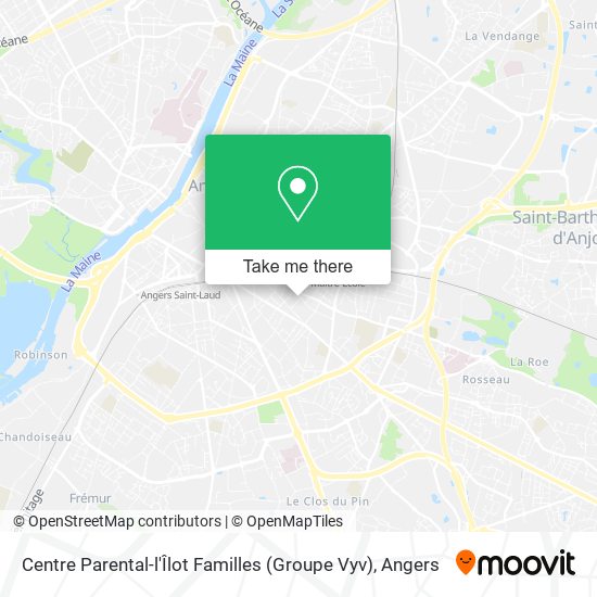 Centre Parental-l'Îlot Familles (Groupe Vyv) map