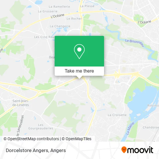 Dorcelstore Angers map