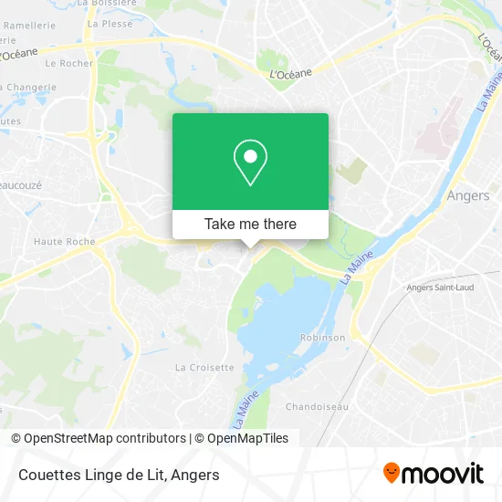 Couettes Linge de Lit map