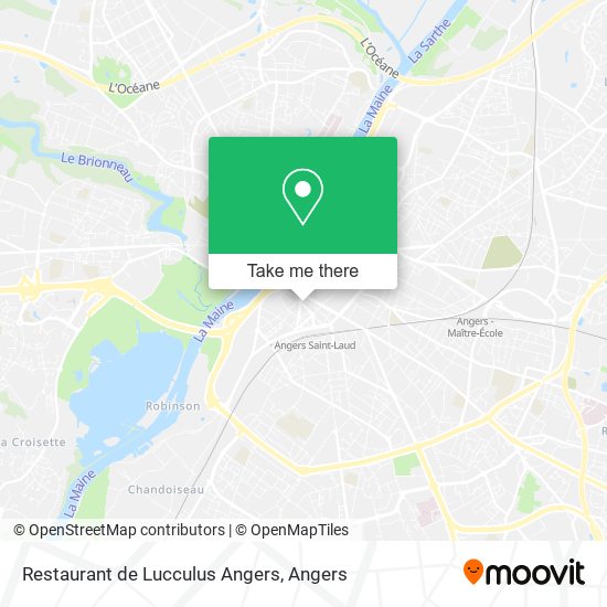 Restaurant de Lucculus Angers map
