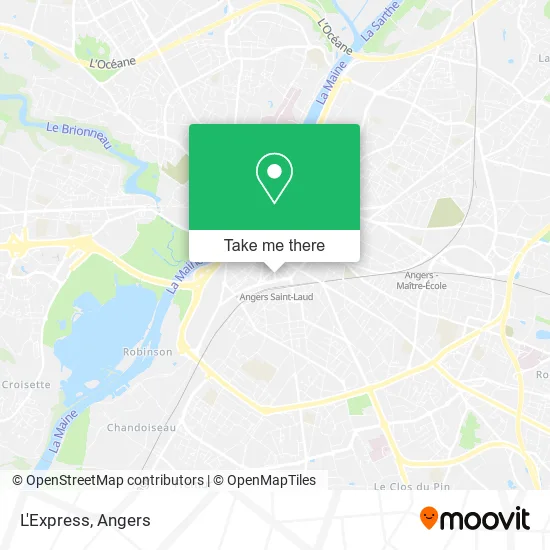 L'Express map