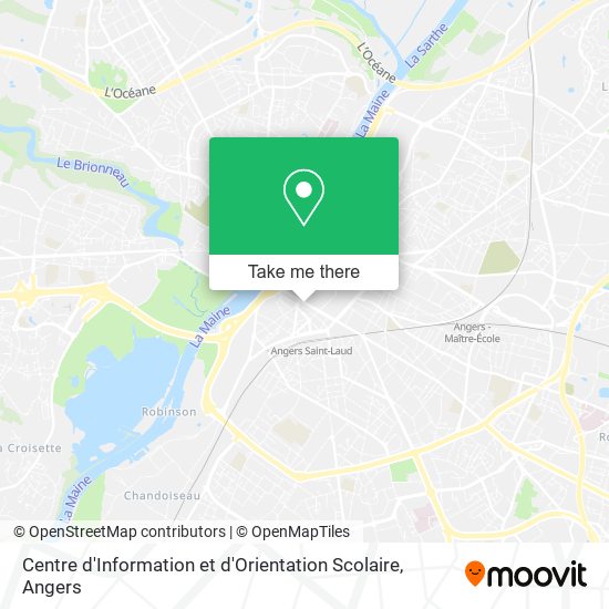 Centre d'Information et d'Orientation Scolaire map
