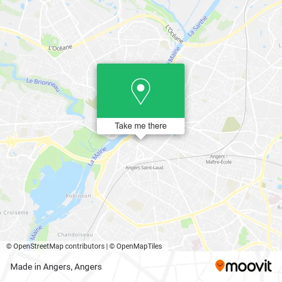 Made in Angers map