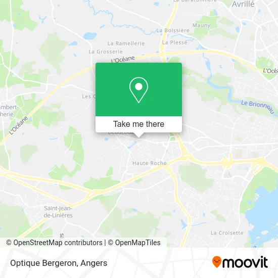 Optique Bergeron map