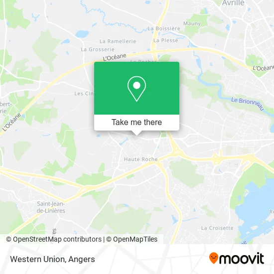 Western Union map