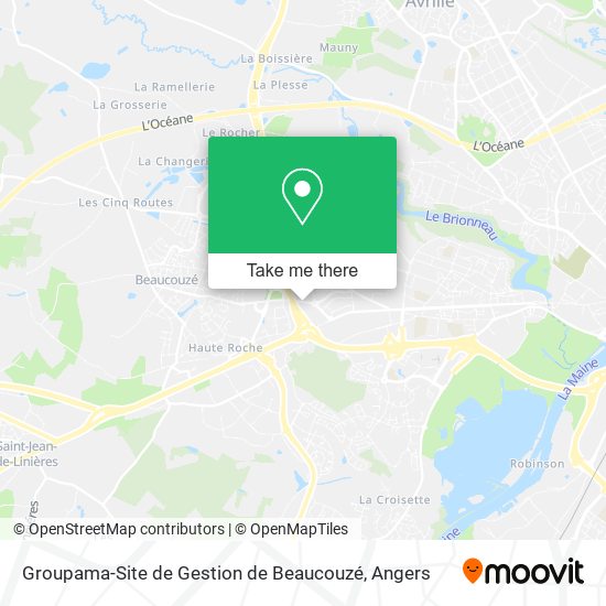 Mapa Groupama-Site de Gestion de Beaucouzé