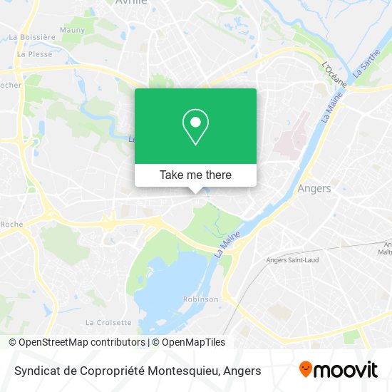 Syndicat de Copropriété Montesquieu map