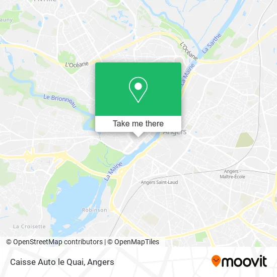 Caisse Auto le Quai map