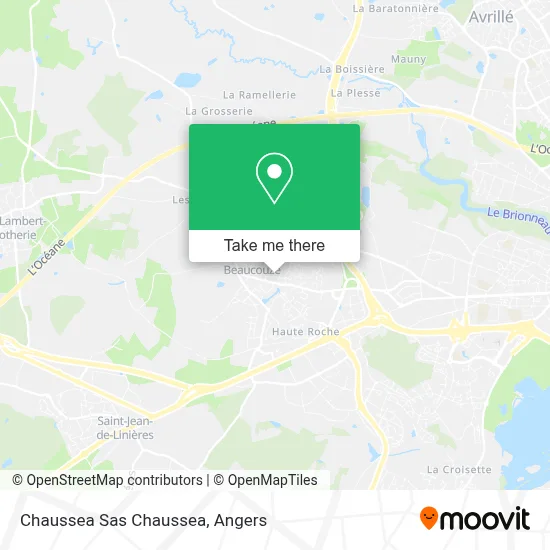 Chaussea Sas Chaussea map