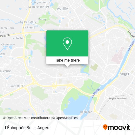 L'Échappée Belle map