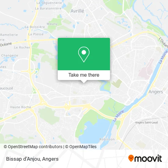 Bissap d'Anjou map
