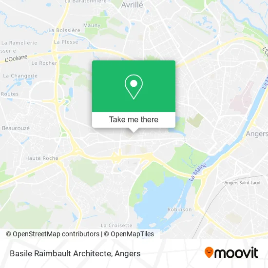 Basile Raimbault Architecte map