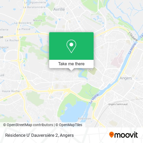 Résidence U' Dauversière 2 map