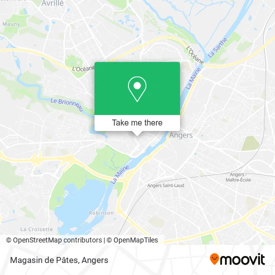 Magasin de Pâtes map