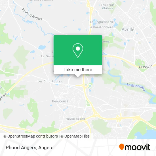 Phood Angers map