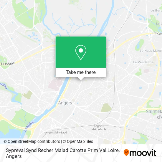 Sypreval Synd Recher Malad Carotte Prim Val Loire map