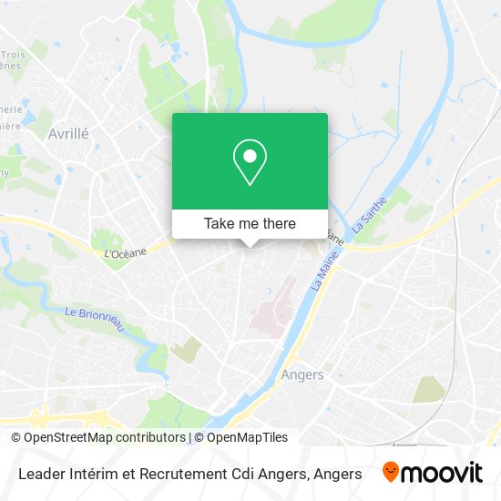 Leader Intérim et Recrutement Cdi Angers map