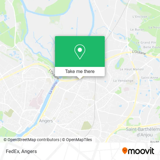 FedEx map