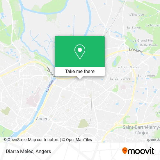 Diarra Melec map