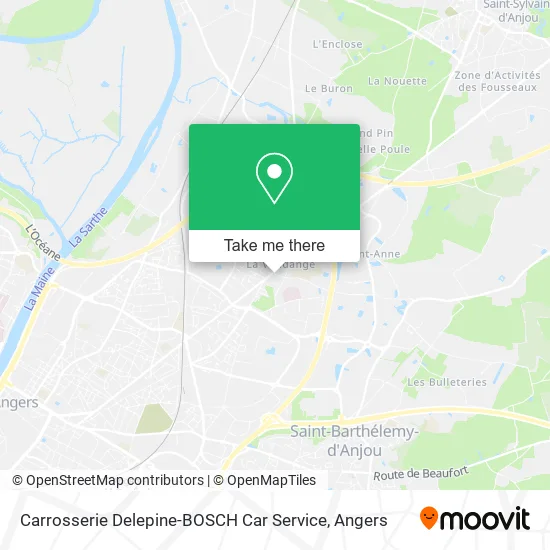 Carrosserie Delepine-BOSCH Car Service map