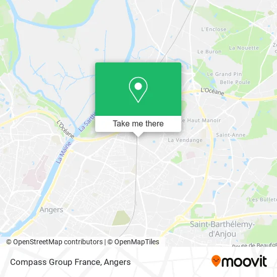 Compass Group France map