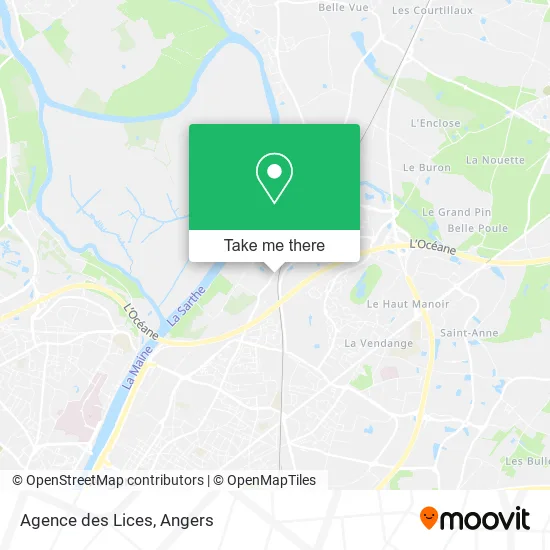 Agence des Lices map