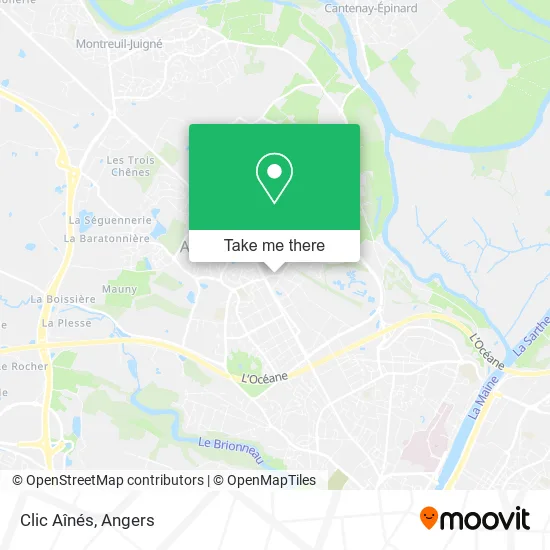 Clic Aînés map