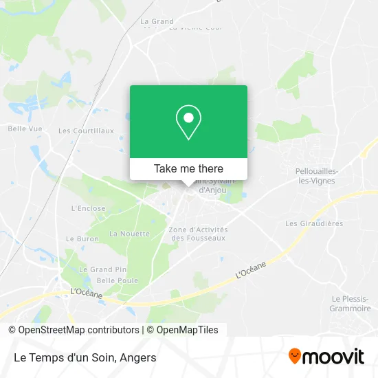 Le Temps d'un Soin map