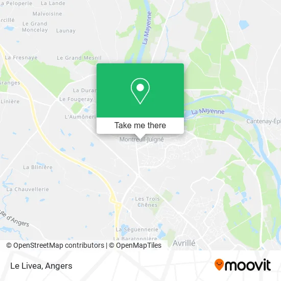 Le Livea map