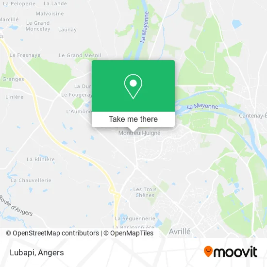 Lubapi map