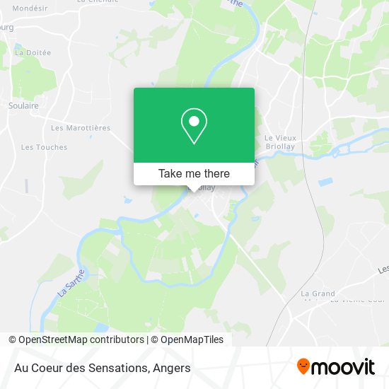 Au Coeur des Sensations map