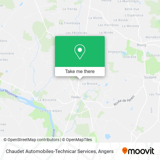 Chaudet Automobiles-Technicar Services map