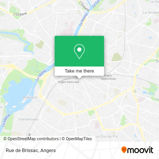 Mapa Rue de Brissac