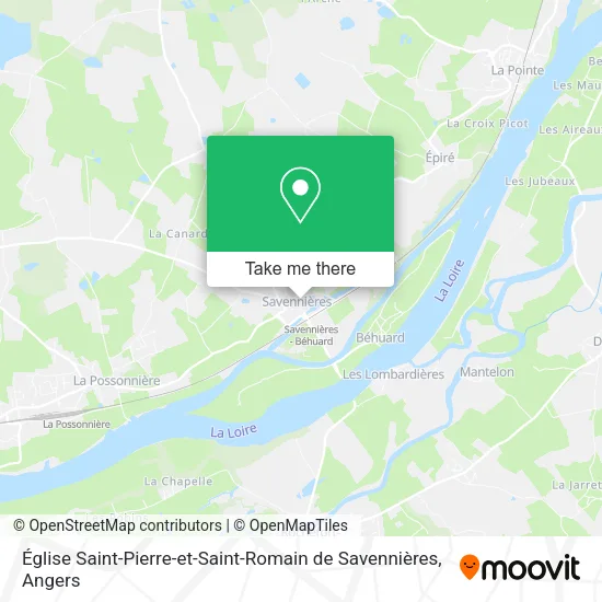 Église Saint-Pierre-et-Saint-Romain de Savennières map