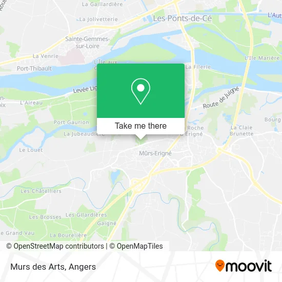 Murs des Arts map