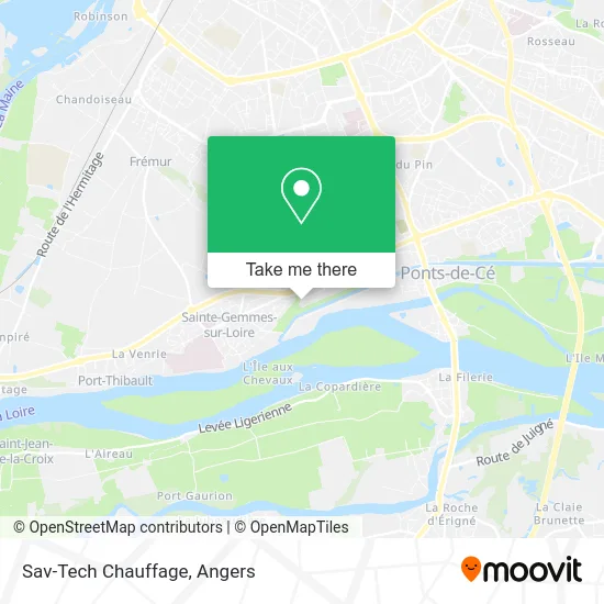 Sav-Tech Chauffage map