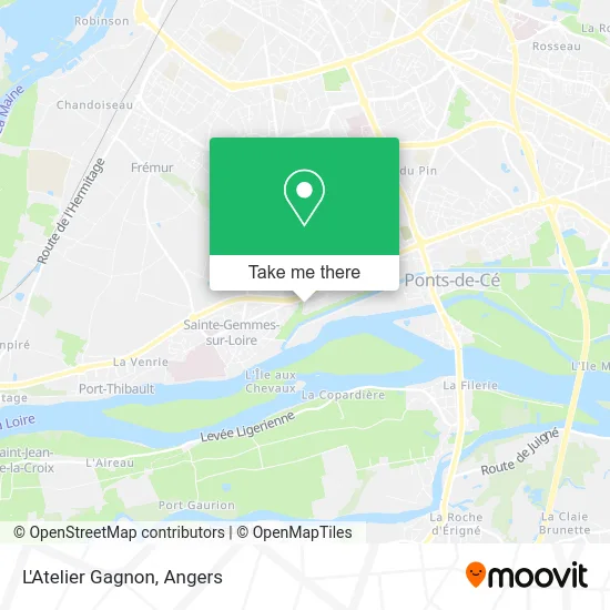L'Atelier Gagnon map