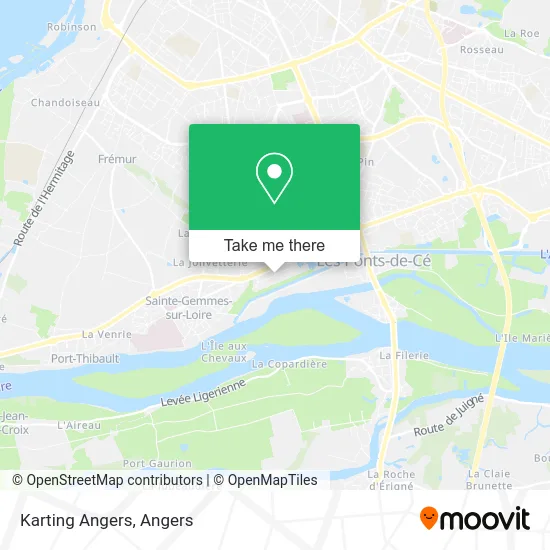 Karting Angers map