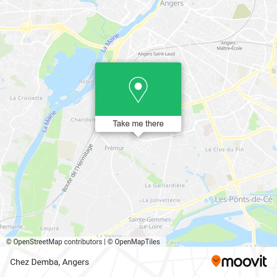 Chez Demba map