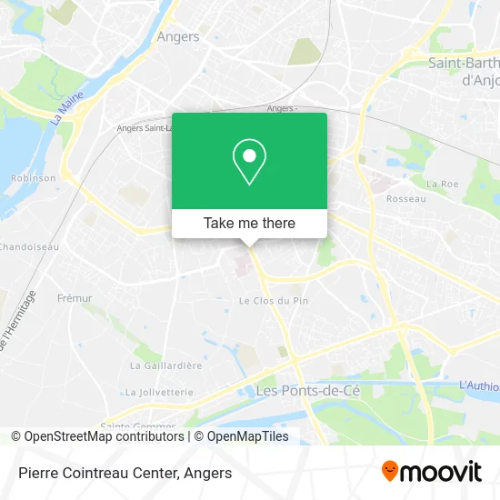 Pierre Cointreau Center map