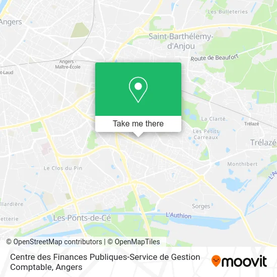 Centre des Finances Publiques-Service de Gestion Comptable map